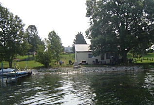 Cottages on the water.